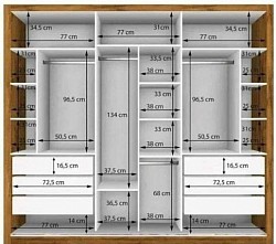 Design for fitted wardrobe